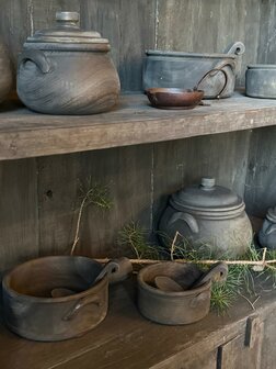 Houten cooking pot M Aura Peeperkorn 