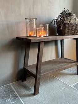 Sidetable Driftwood met onderblad (afhalen)