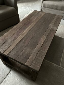 Salontafel Driftwood met onderblad 120x60cm D (afhalen)