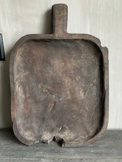 Houten schaal met handvat Arturo Luksa