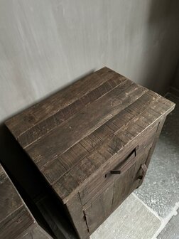 Nachtkastjes Driftwood met lade en deur set B (afhalen)