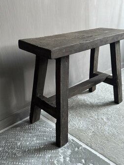 Oud houten bankje Old Barn 60cm  A
