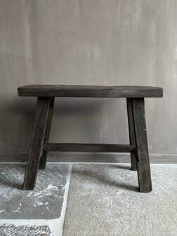 Oud houten bankje Old Barn 60cm  A