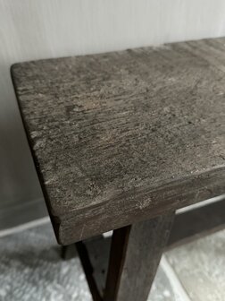 Oud houten bankje Old Barn 60cm  A