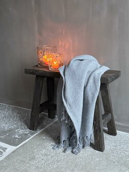 Oud houten bankje Old Barn 60cm  A