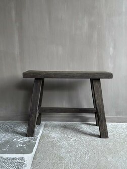 Oud houten bankje Old Barn 60cm  A