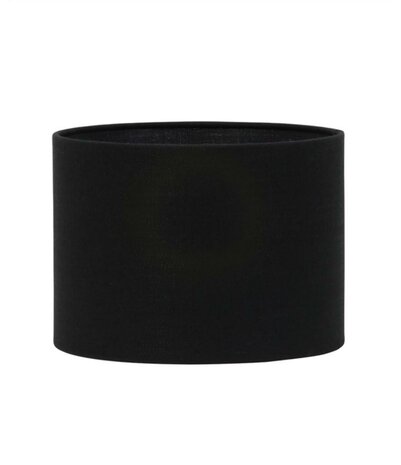Lampenkap cilinder Livingo zwart (25-25-18cm)