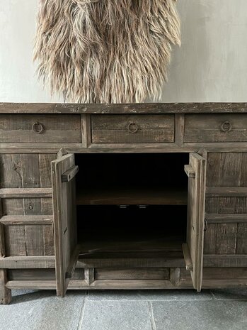 Dressoir 3 lades en 2 deuren Indian Driftwood A