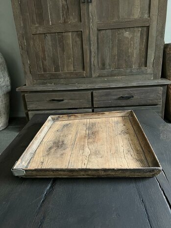 Houten tray sleets| houten dienblad A