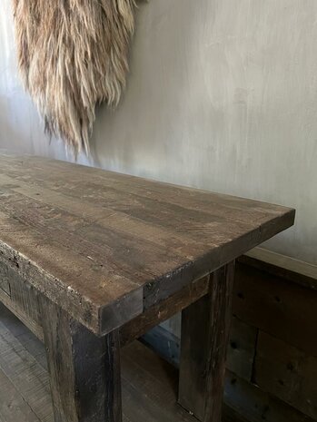 Sidetable - 2 lades en onderblad Driftwood 