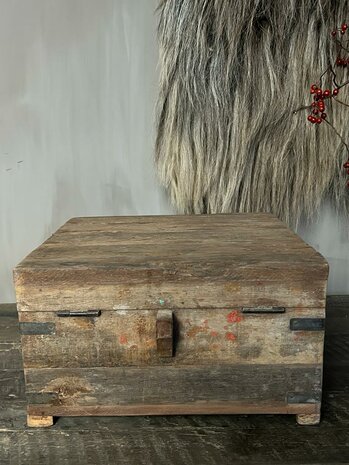 Houten kistje oud hout Large 