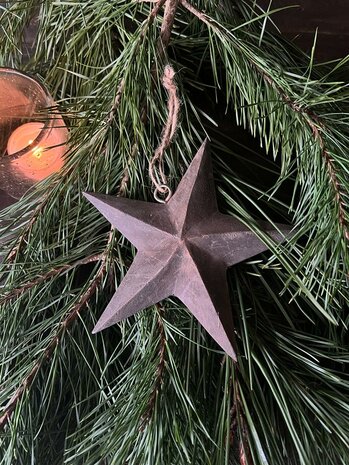 Kerstster hanger S Luksa