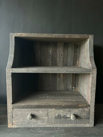 Gruttersbak met 2 lades Driftwood Large