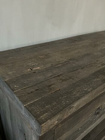 Sidetable driftwood 2 lades 