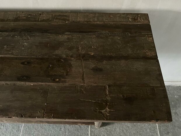 Sidetable Driftwood met onderblad|sidetable oud hout  (afhalen)