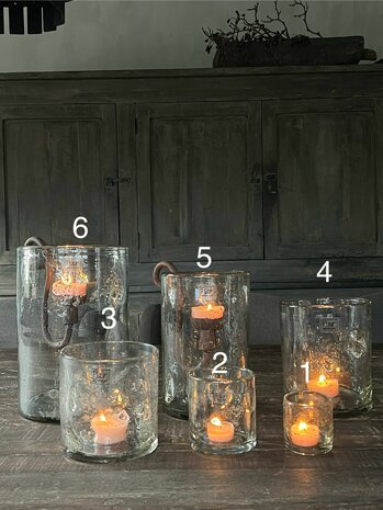 Windlicht metal chips 30/20 Puur wonen