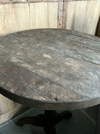 Wijntafel oud hout 60cm| wijntafel Old Barn 60cm (afhalen)