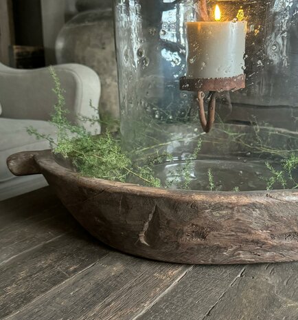Houten schaal groot 6