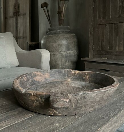 Houten schaal groot 6