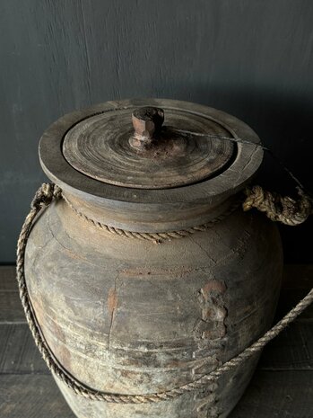 Nepalese kruik met deksel Be- Uniq Large B9