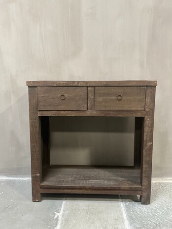 Sidetable Driftwood 2- lades en onderblad  (afhalen)