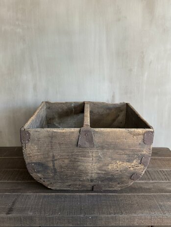 Oude rijstbak | oude bak met handvat A