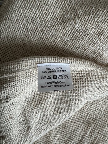 Plaid Cosy cream