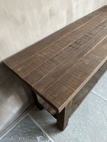 Sidetable met 2 lades en onderblad Driftwood A (afhalen)