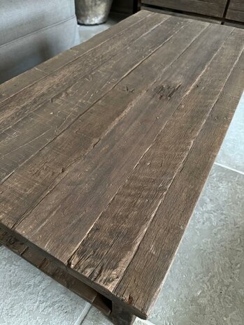 Salontafel Driftwood met onderblad 120x60cm B (afhalen)