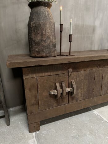TV meubel Driftwood | TV dressoir Driftwood 4- deurs met schuifsluiting 180cm (afhalen)