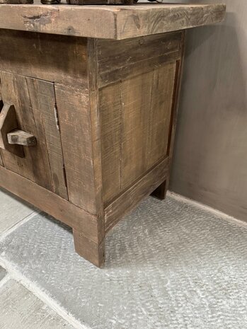 TV meubel Driftwood | TV dressoir Driftwood 4- deurs met schuifsluiting 180cm (afhalen)