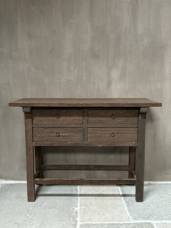 Sidetable Jenong 4 lades Driftwood (afhalen)