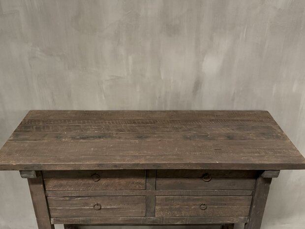 Sidetable Jenong 4 lades Driftwood (afhalen)