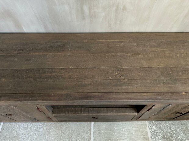 TV meubel 4 deurs en 1 lade Driftwood (afhalen)