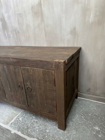 TV meubel 4 deurs en 1 lade Driftwood (afhalen)