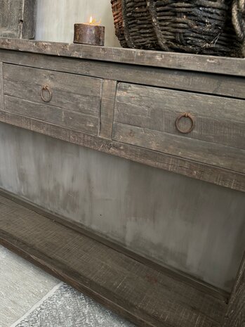Sidetable Driftw 4 lades en onderblad A (afhalen)
