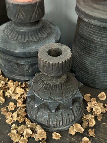 Houten Kandelaar Andi Luksa