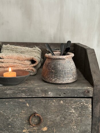 Oud speksteen schaaltje | oude picklepot E