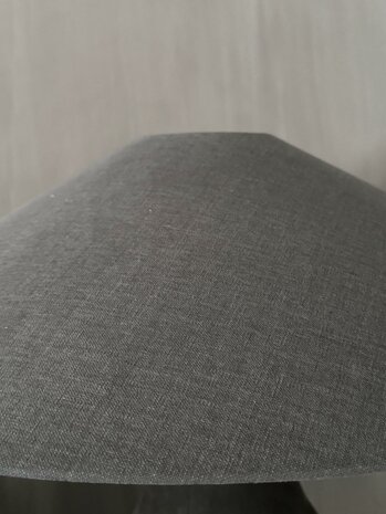 Chinese lampenkap grijs Aura Peeperkorn 70cm doorsnee  (afhalen)