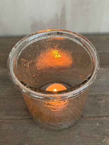 Windlicht Aura Peeperkorn 17x17x14cm