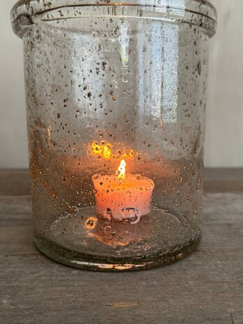 Windlicht Aura Peeperkorn 17x17x14cm