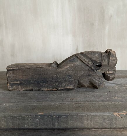 Authentieke houten paarden Aura Peeperkorn  A (set)