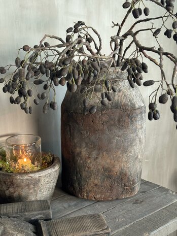 Authentieke houten pot Be- Uniq 
