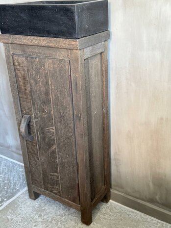 Toiletmeubel Driftwood |Toiletmeubel oud hout (afhalen)