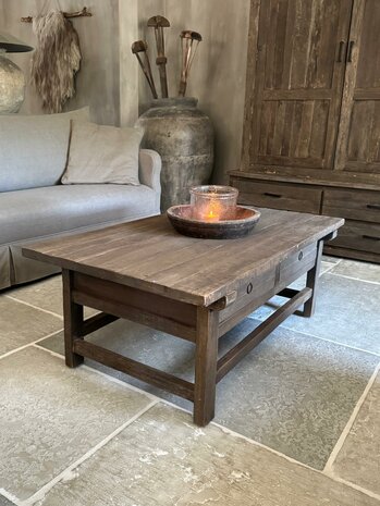 Salontafel Jenong Driftwood 2 lades D (afhalen)