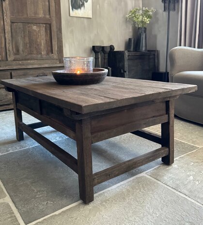 Salontafel Jenong Driftwood 2 lades D (afhalen)