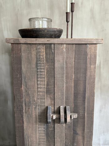 2- deurs kastje met schuif Driftwood A (afhalen)