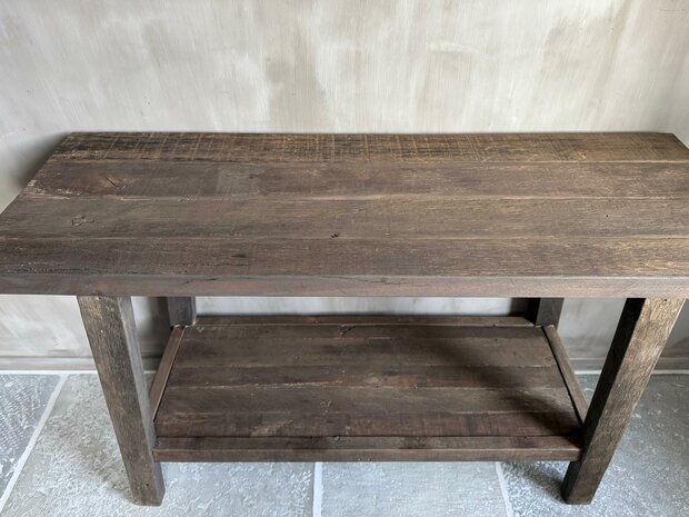 Sidetable met onderblad 115cm Driftwood 