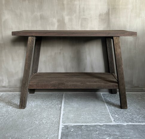 Sidetable met onderblad 115cm Driftwood 