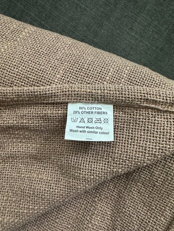 Plaid real greige